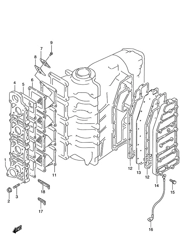进气/排气盖 Intake/Exhaust Cover
