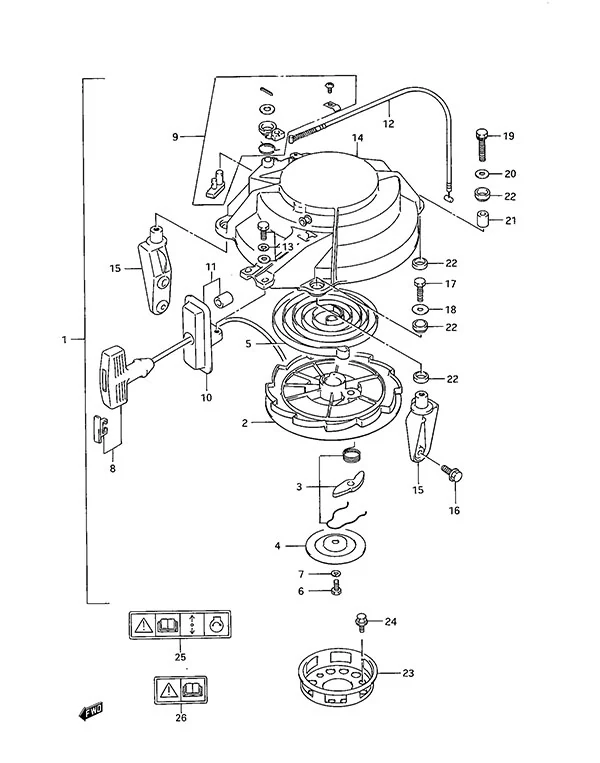 反冲启动器 Recoil Starter