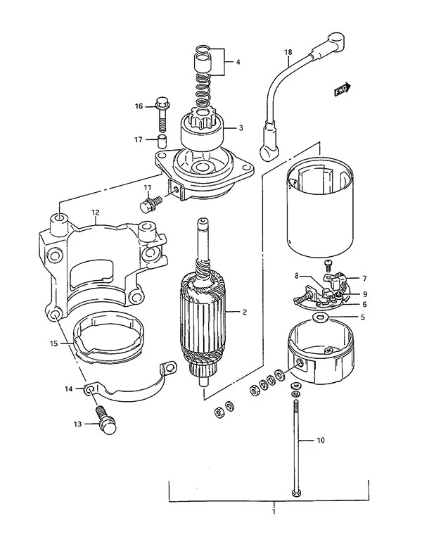 启动马达 Starting Motor