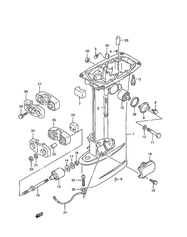 驱动轴壳体 Drive Shaft Housing