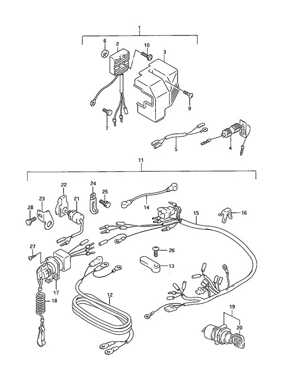 选配:电动系统(手动启动器2型) Opt: Electrical(Manual Starter 2)