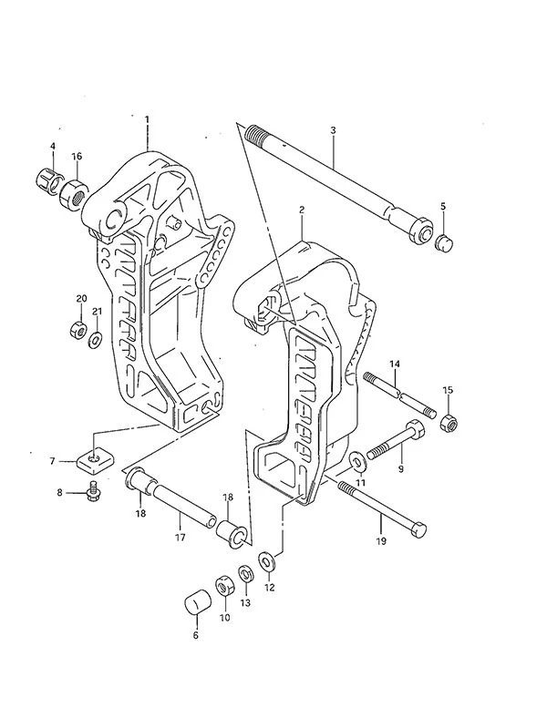 夹紧支架(DT40C型) Clamp Bracket(DT40C)