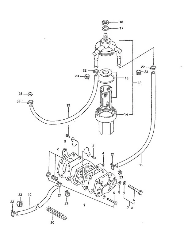 燃油泵(1986至1994款) Fuel Pump(1986 to 1994)