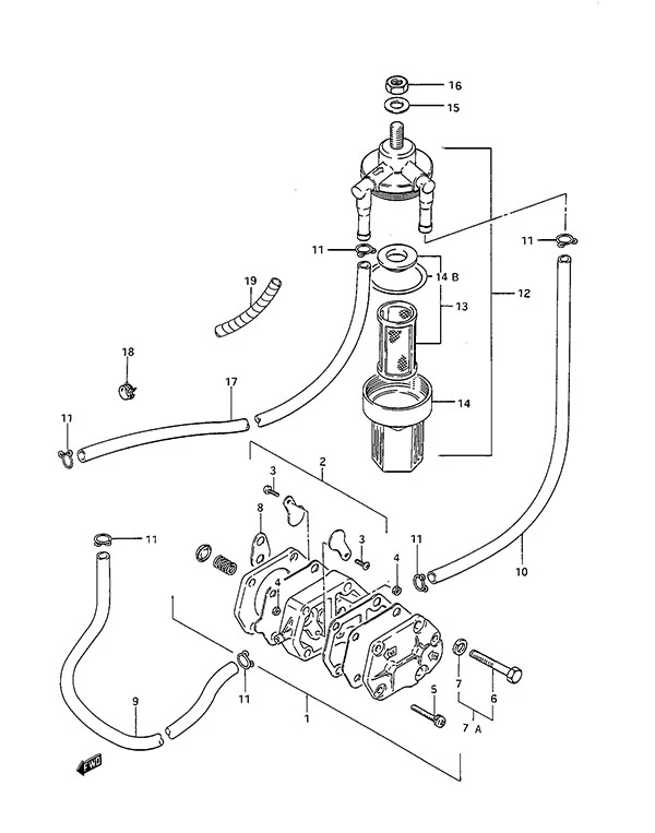 机油泵(1986至1994) Oil Pump(1986 to 1994)