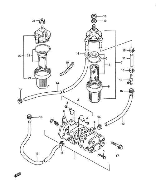 机油泵(1995至1998) Oil Pump(1995 to 1998)