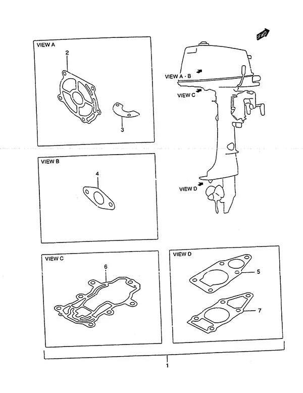 选配: 衬垫套装 Opt: Gasket Set