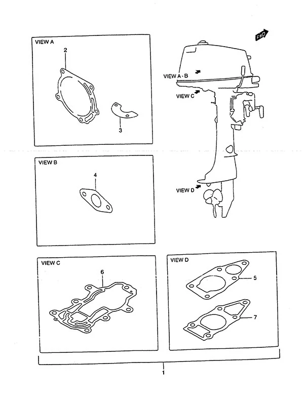 选配: 衬垫套装 Opt: Gasket Set