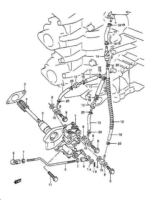 机油泵(1988至1992) Oil Pump(1988 to 1992)