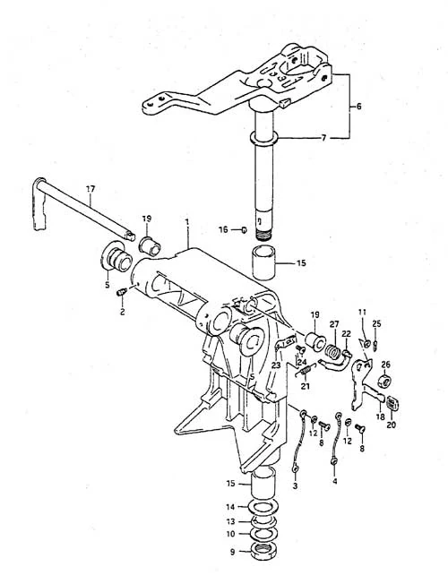 旋转支架(1996-1997款) Swivel Bracket(1996 to 1997)