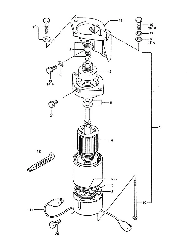 启动马达 Starting Motor