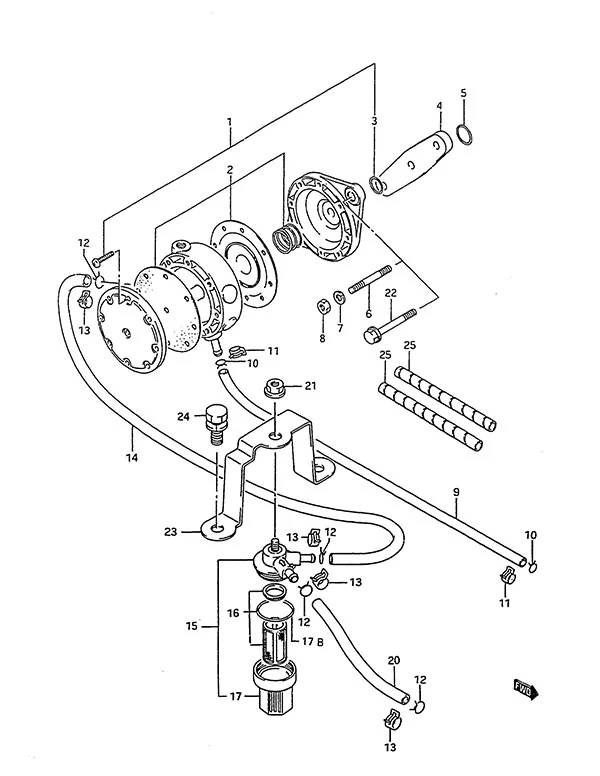 燃油泵(1988至1994款) Fuel Pump(1988 to 1994)