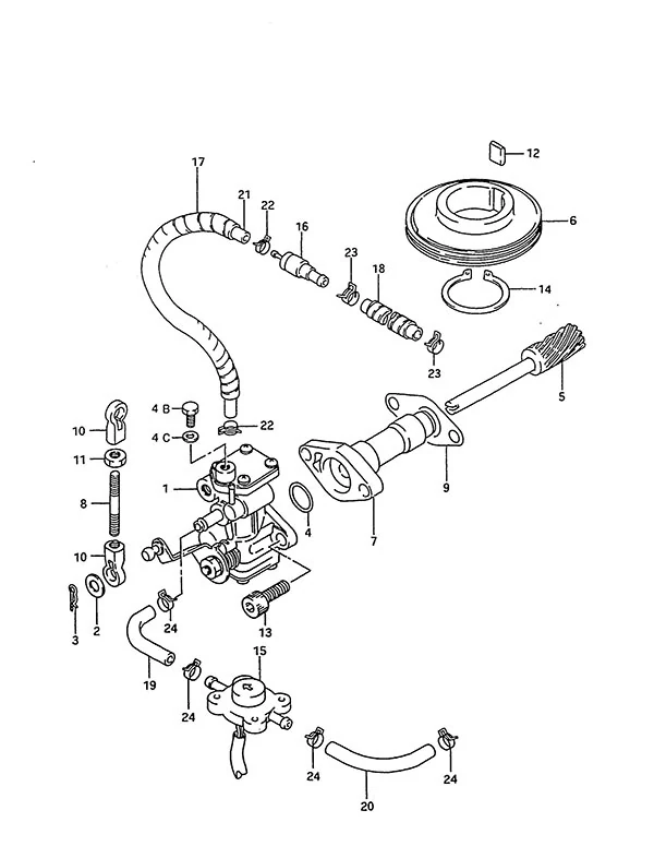 机油泵(1995至1997) Oil Pump(1995 to 1997)