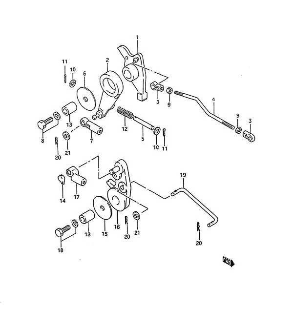 油门联动杆 Throttle Link