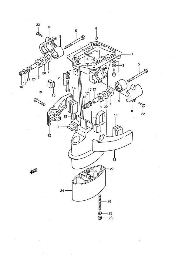 驱动轴壳体 Drive Shaft Housing