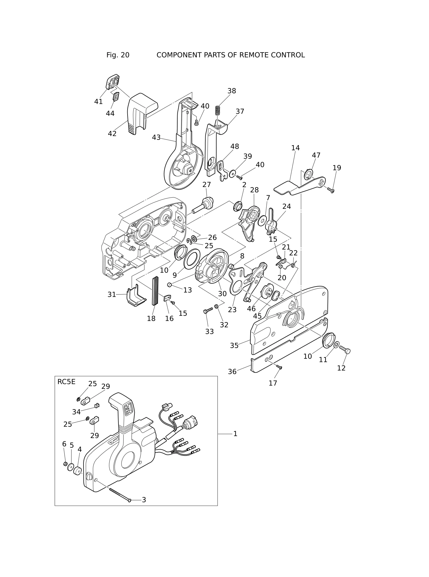 遥控器零部件 COMPONENT PARTS OF REMOTE CONTROL