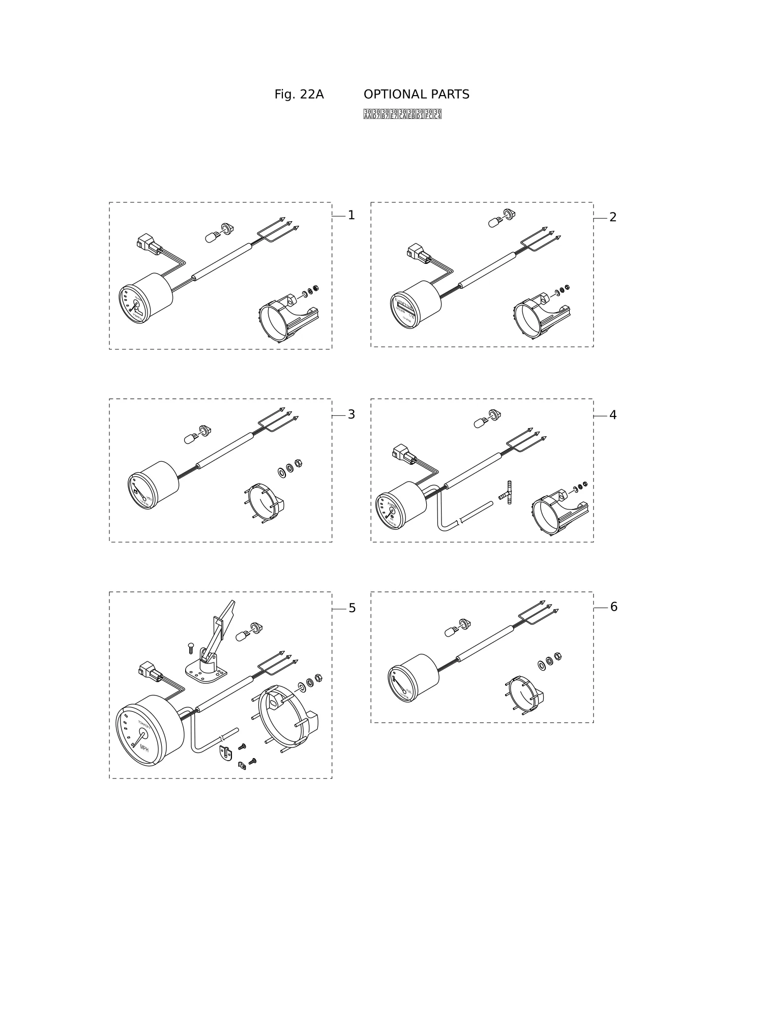 选装件(1) OPTIONAL PARTS (1)