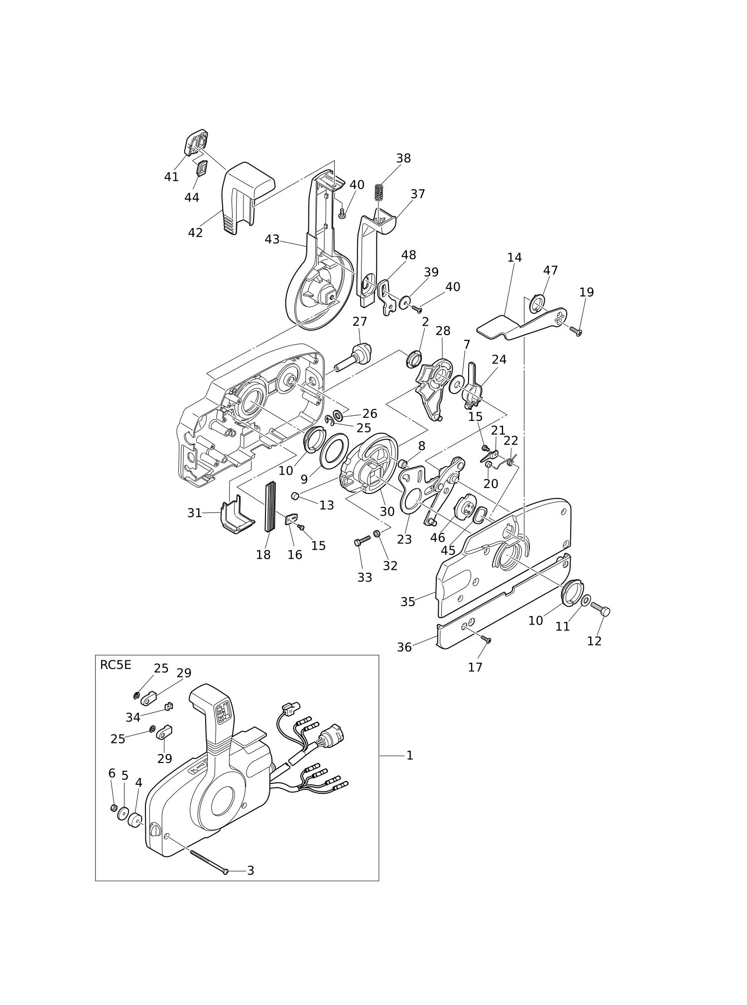 遥控器零部件 COMPONENT PARTS OF REMOTE CONTROL