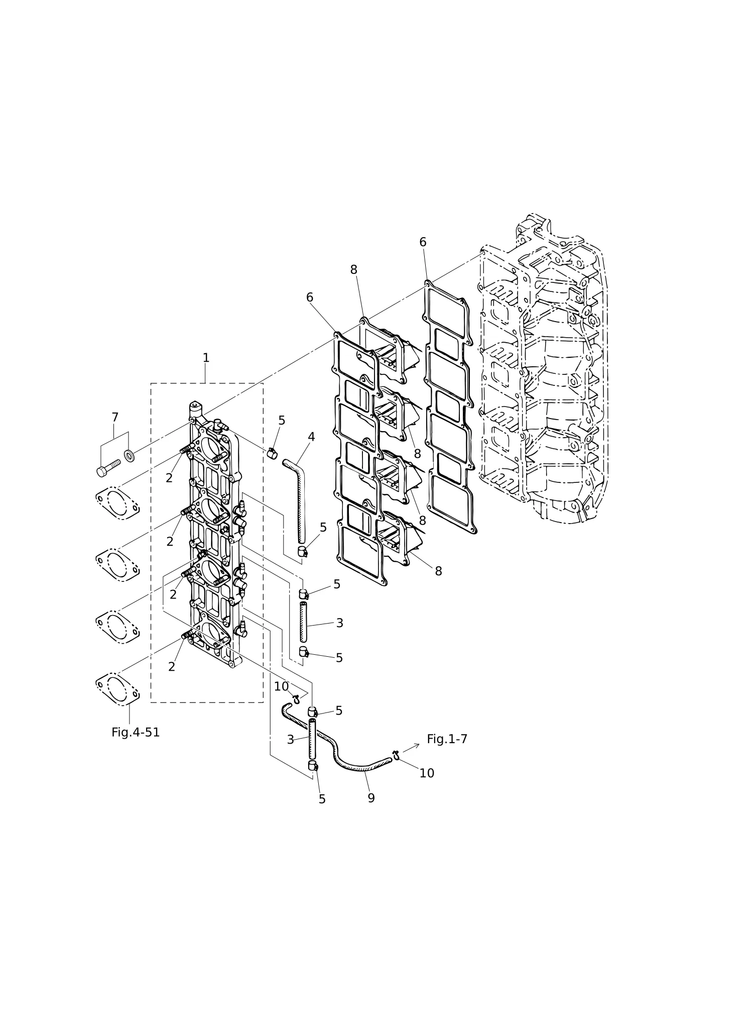 进气歧管·簧片阀 INTAKE MANIFOLD · REED VALVE