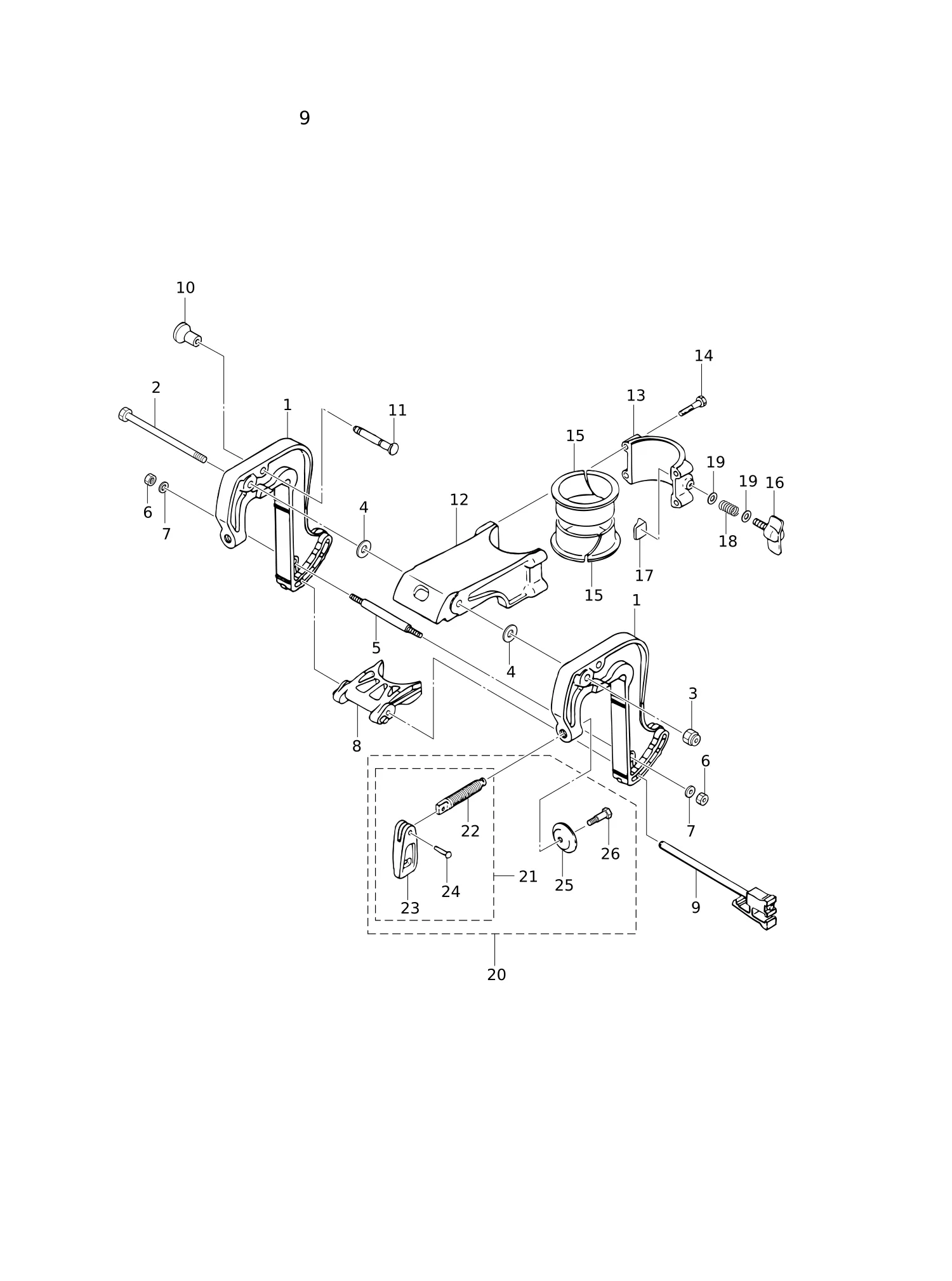 夹紧支架·旋转支架 CLAMP BRACKET · SWIVEL BRACKET