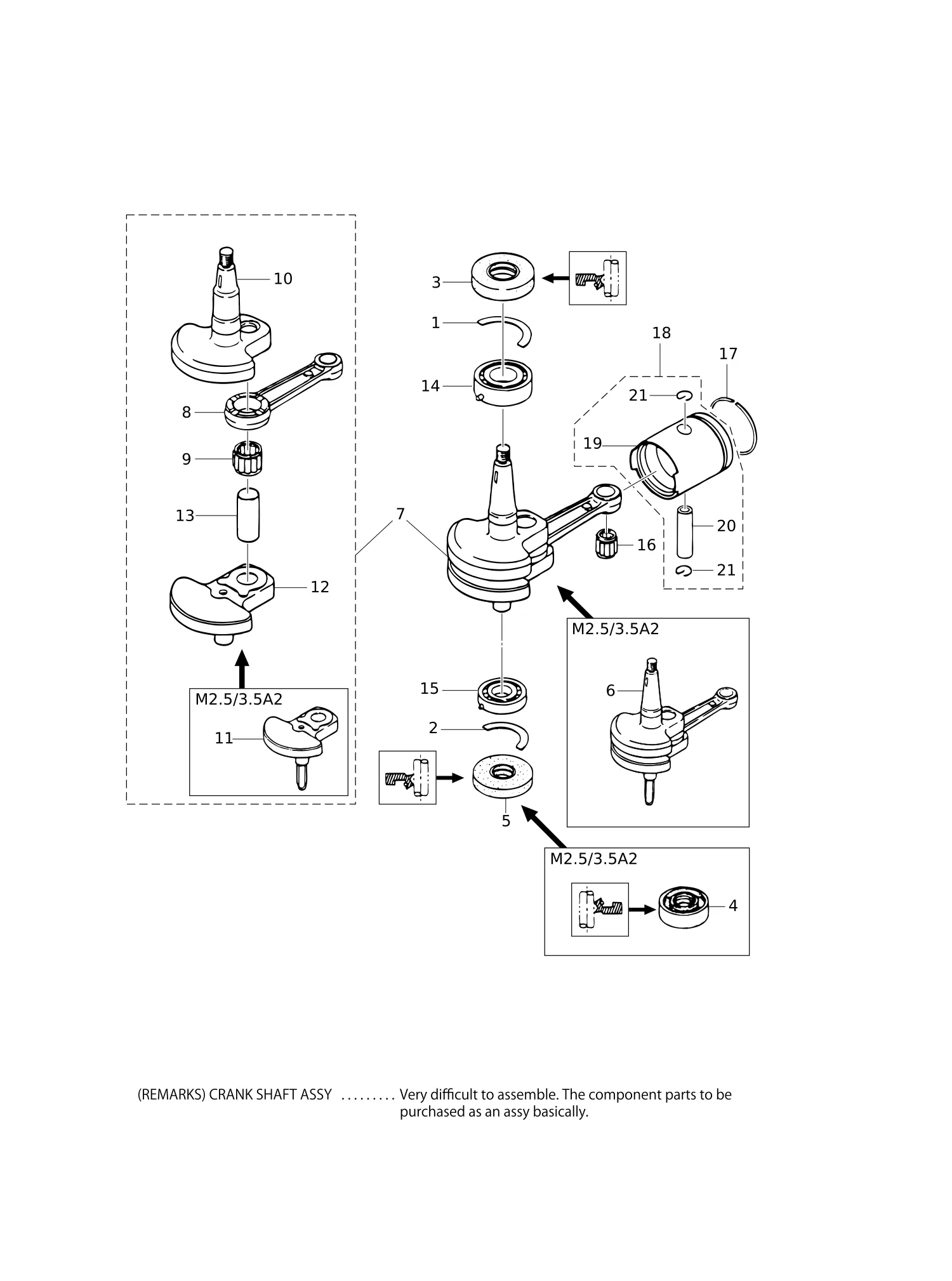 活塞·曲轴 PISTON · CRANK SHAFT