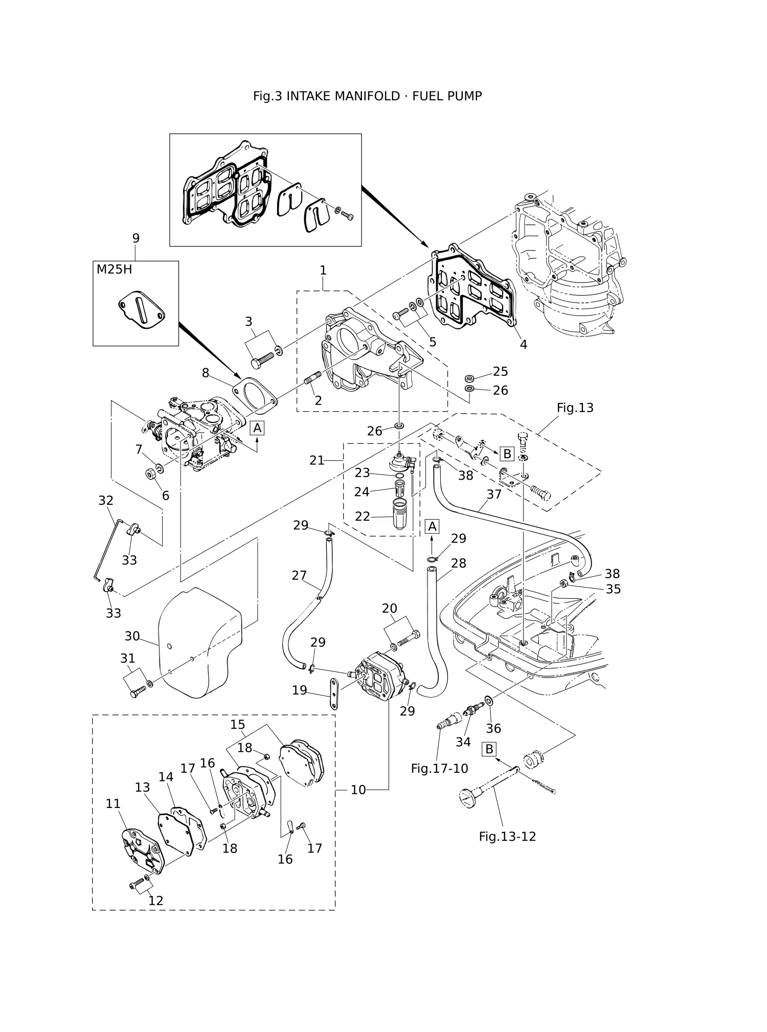 进气歧管·燃油泵 INTAKE MANIFOLD · FUEL PUMP