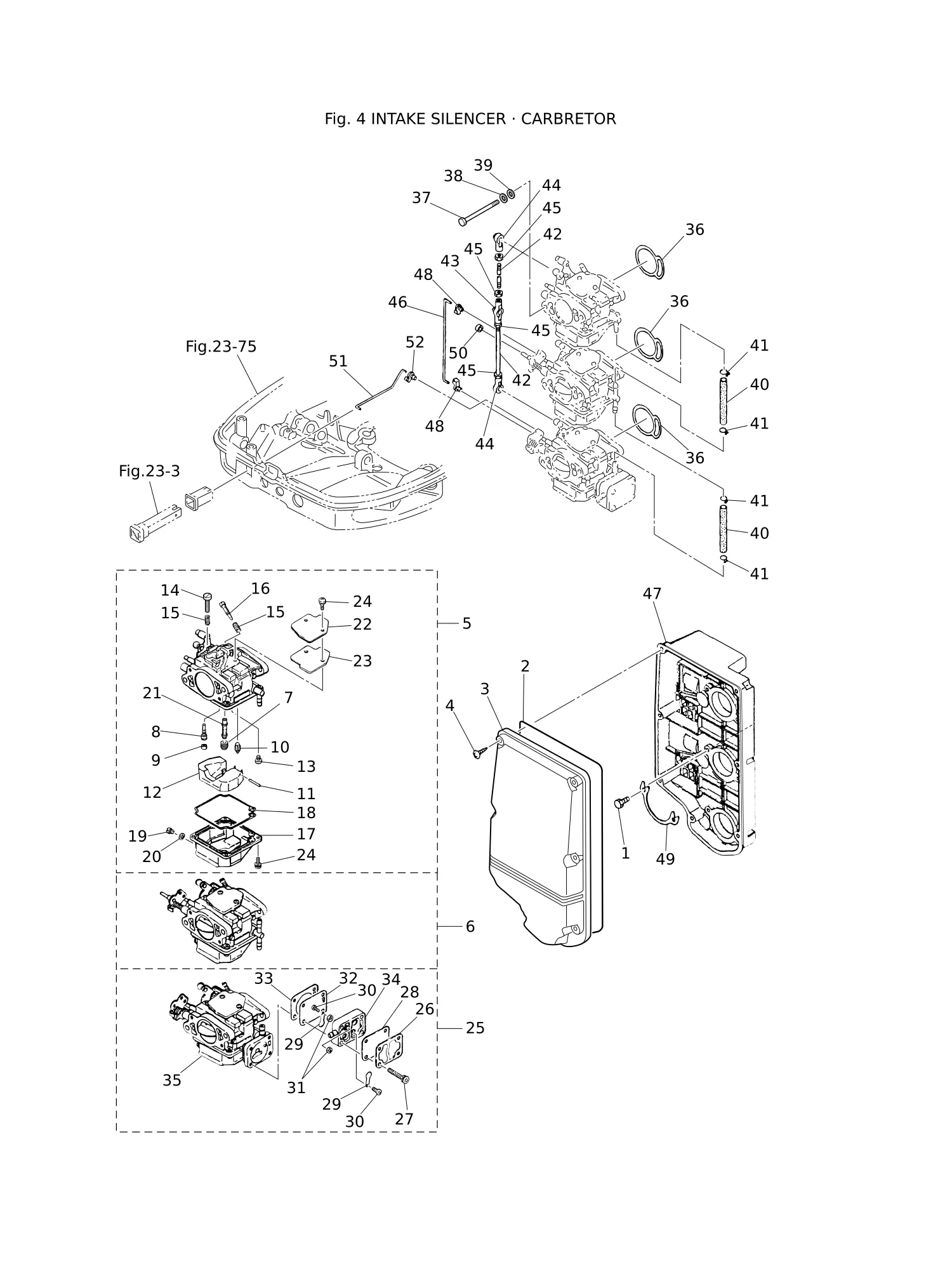 进气消声器·化油器 INTAKE SILENCER · CARBURETOR