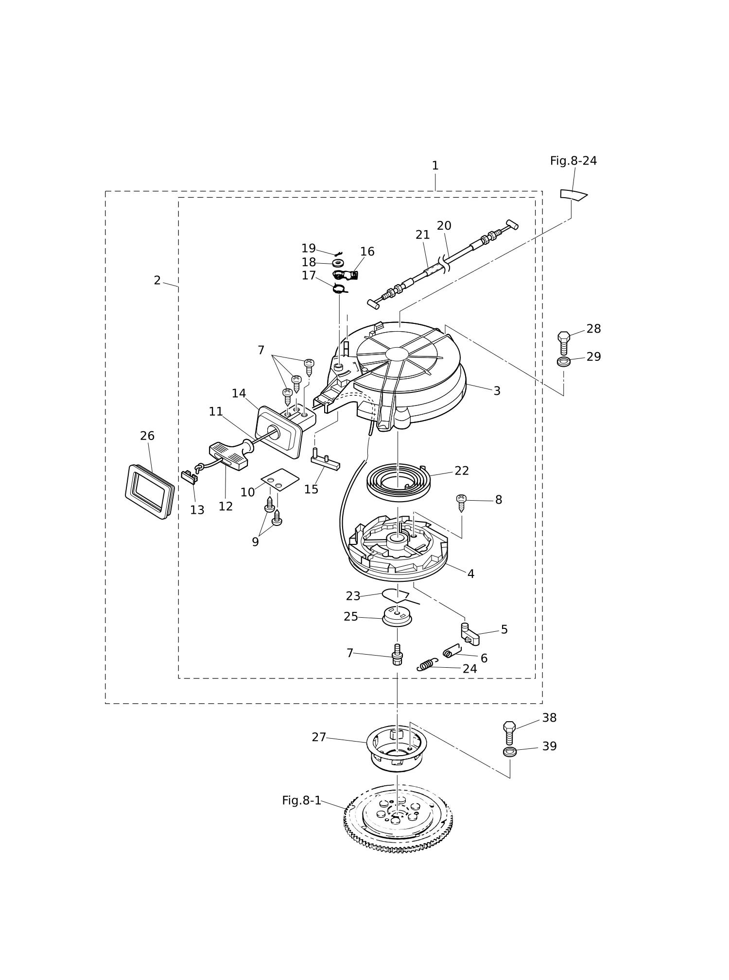 反冲启动器 RECOIL STARTER