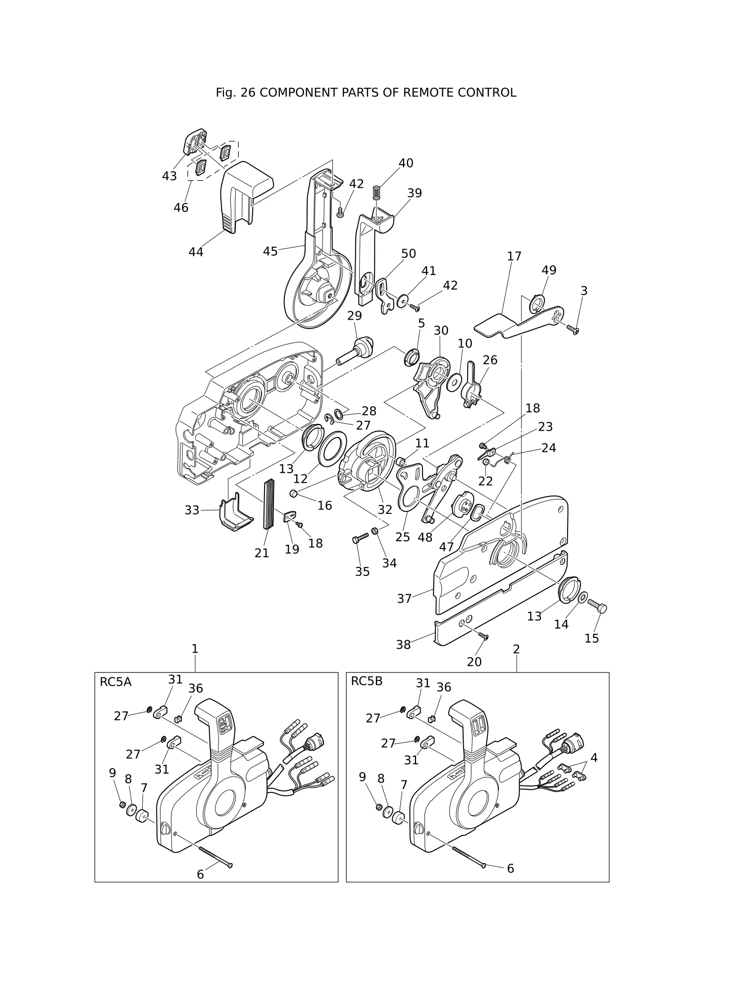 遥控器零部件 COMPONENT PARTS OF REMOTE CONTROL
