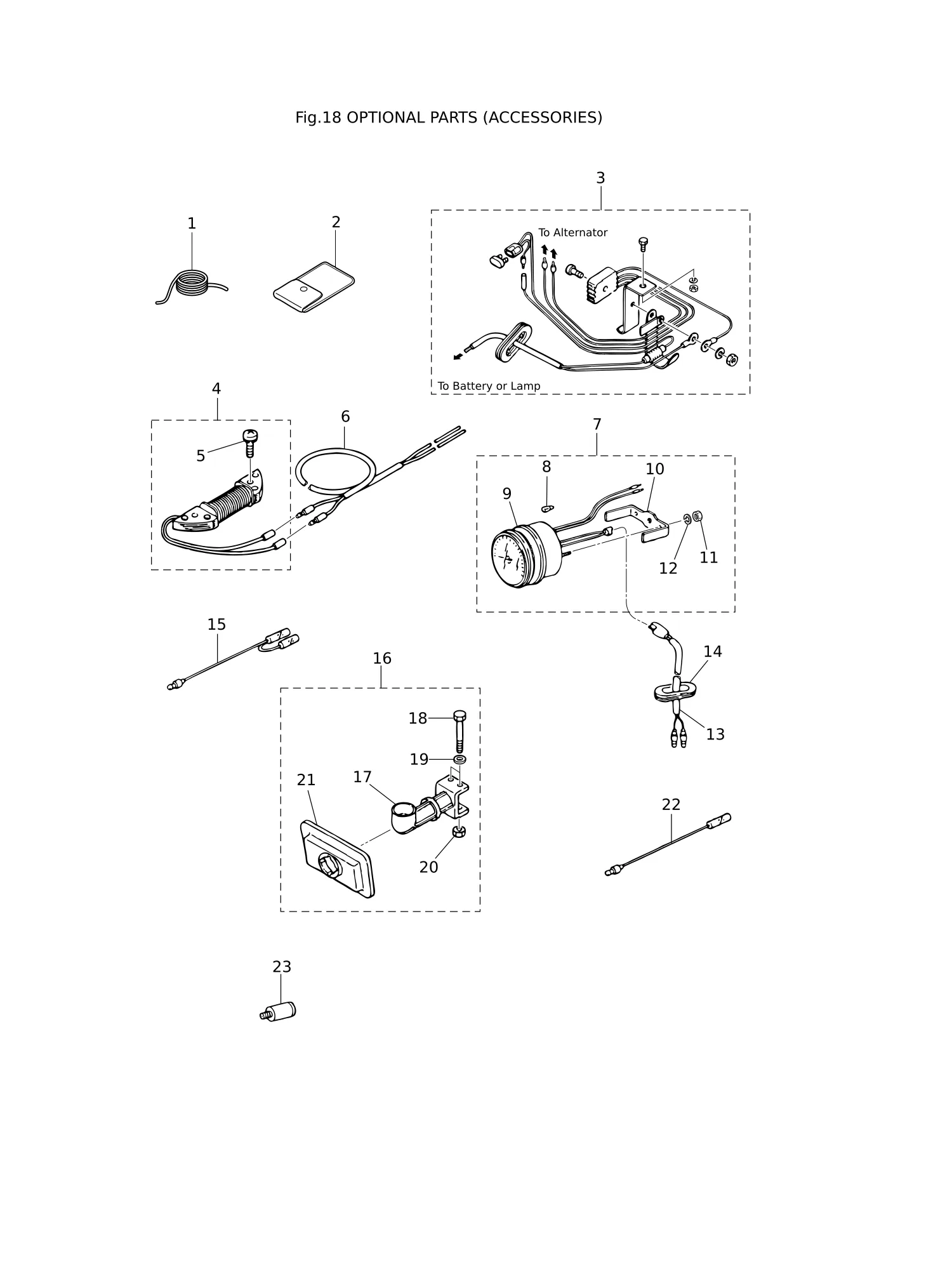 选装件(附件) OPTIONAL PARTS (ACCESSORIES)
