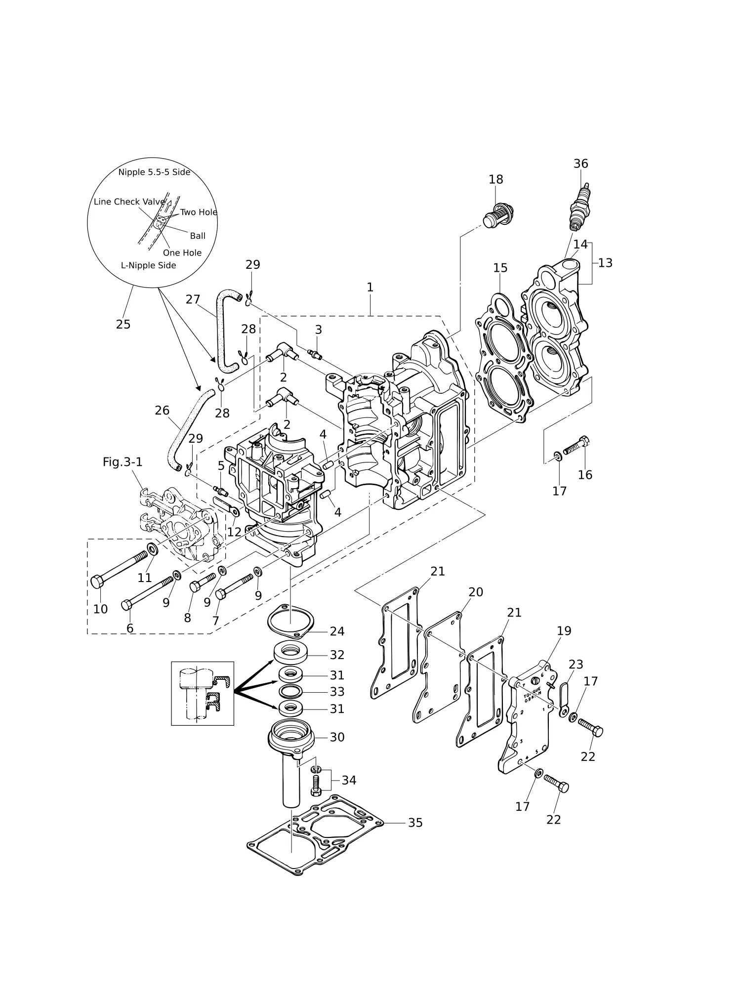 气缸·曲轴箱 CYLINDER · CRANK CASE