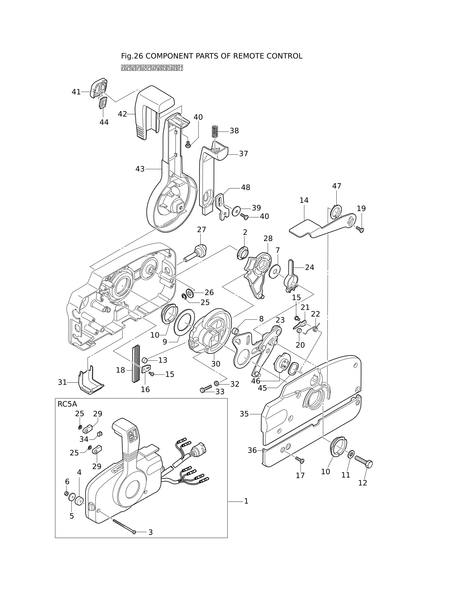 遥控器零部件 COMPONENT PARTS OF REMOTE CONTROL