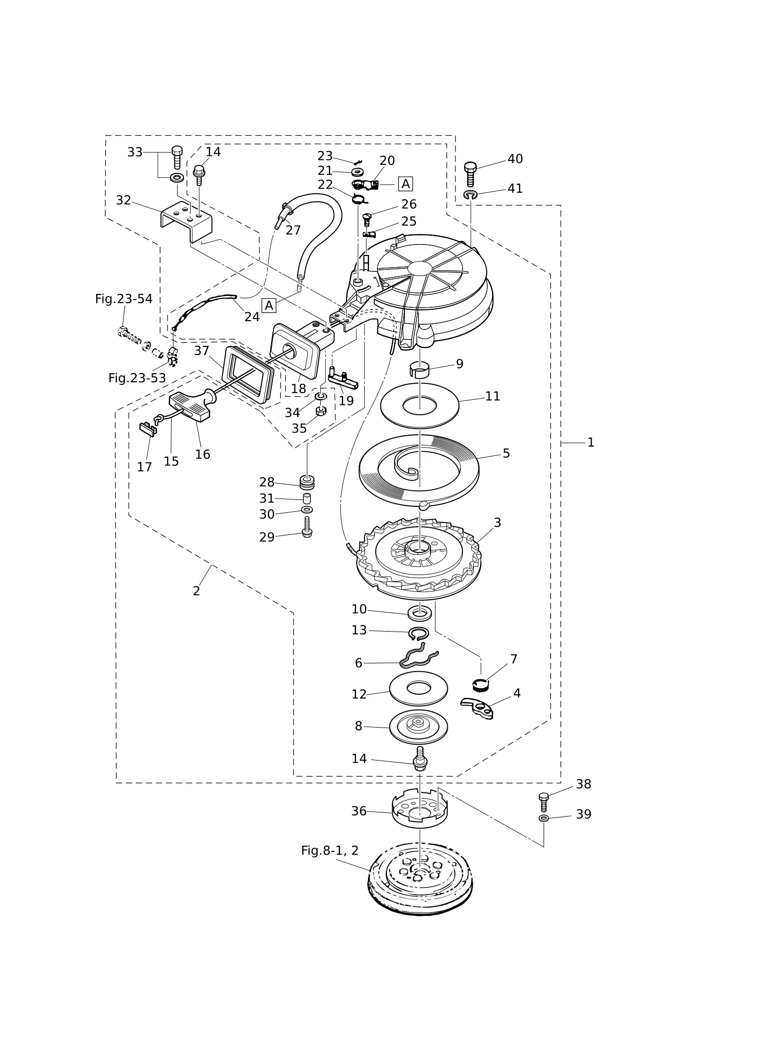 反冲启动器(制造) RECOIL STARTER (MFG)