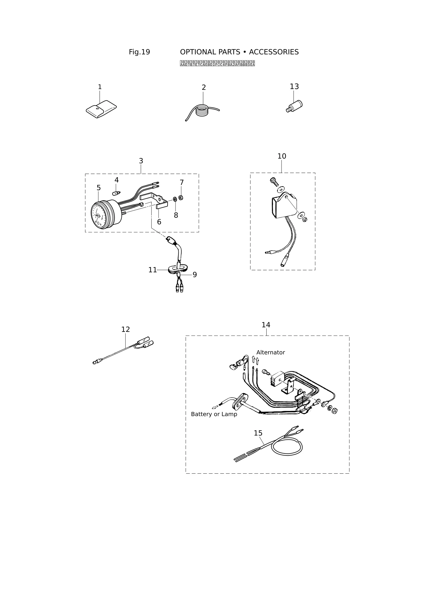 选装配件 OPTIONAL PARTS · ACCESSORIES