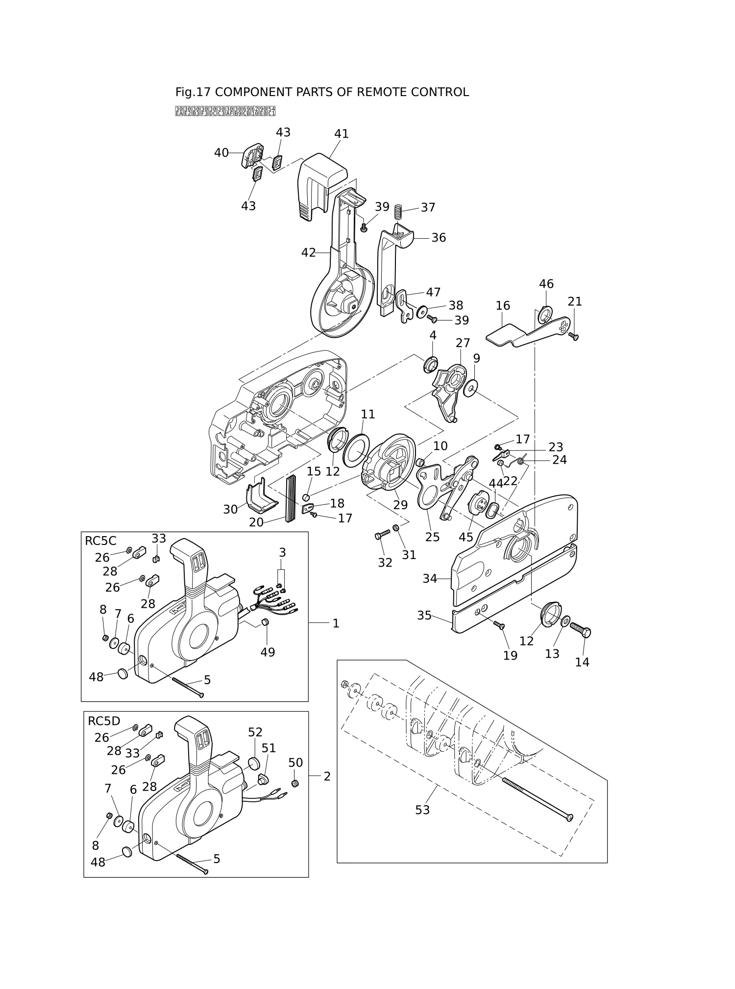 遥控器零部件 COMPONENT PARTS OF REMOTE CONTROL