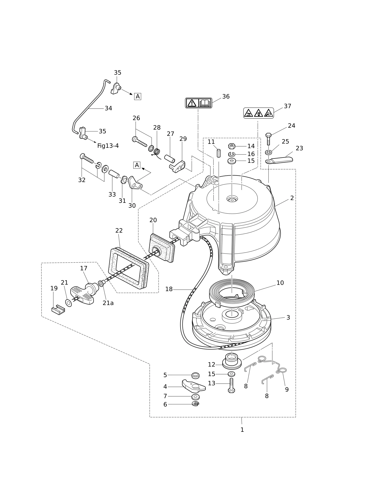 反冲启动器 RECOIL STARTER