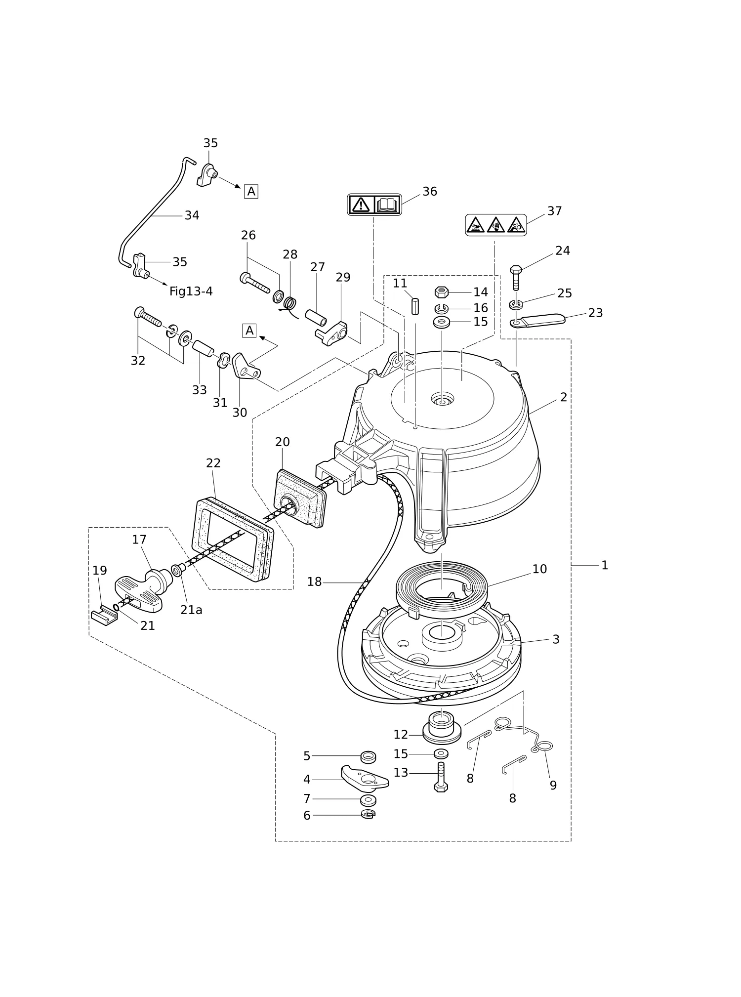 反冲启动器 RECOIL STARTER