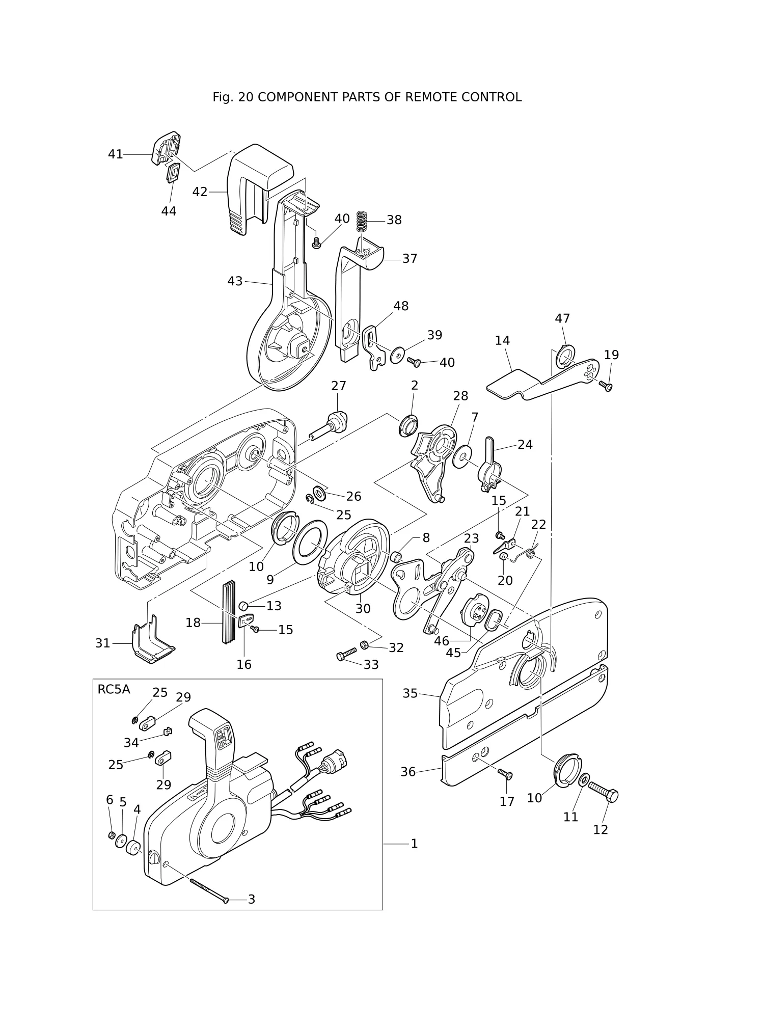 遥控器零部件 COMPONENT PARTS OF REMOTE CONTROL