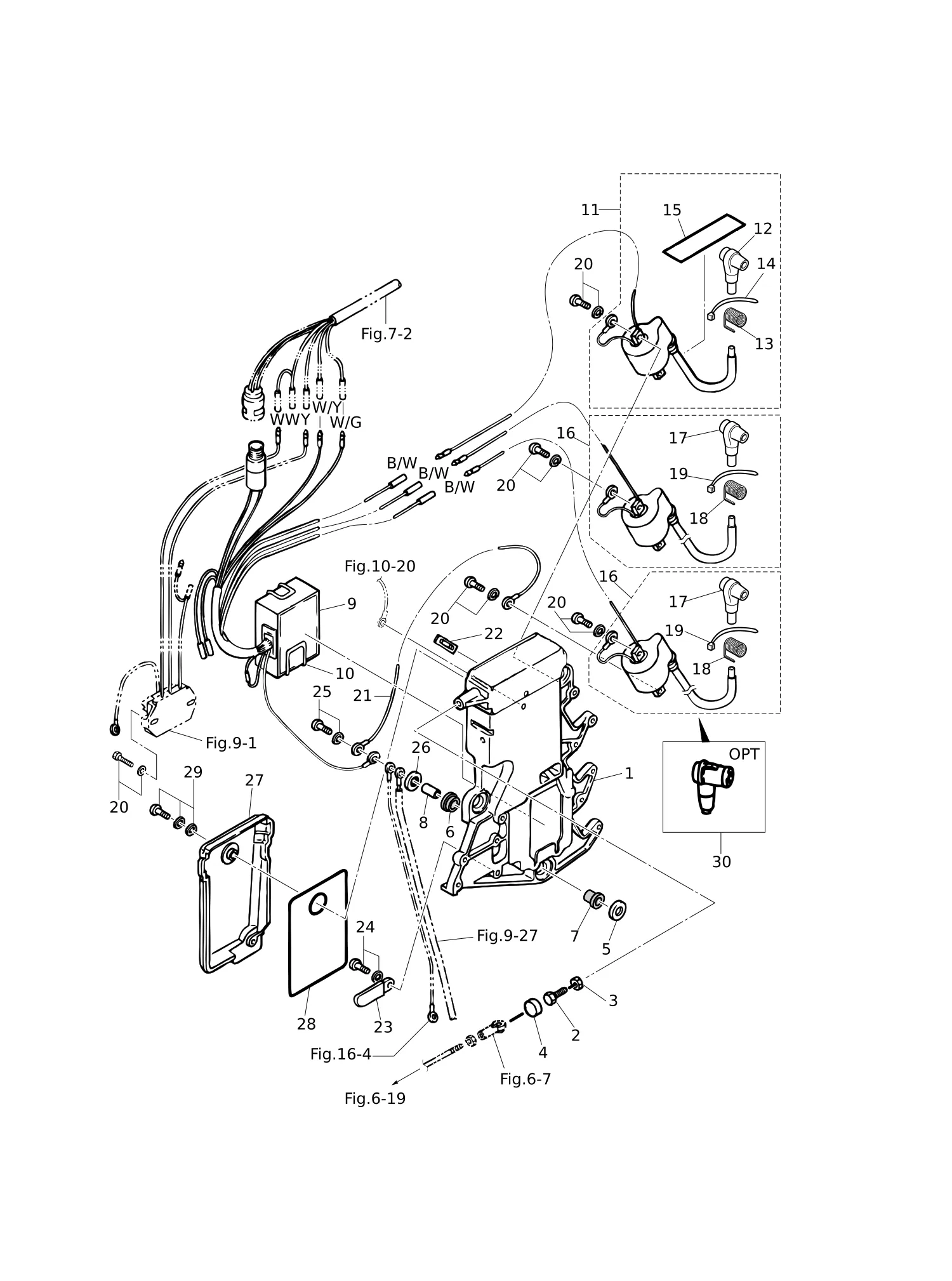 电气部件(电容放电单元) ELECTRIC PARTS (C.D. UNIT)