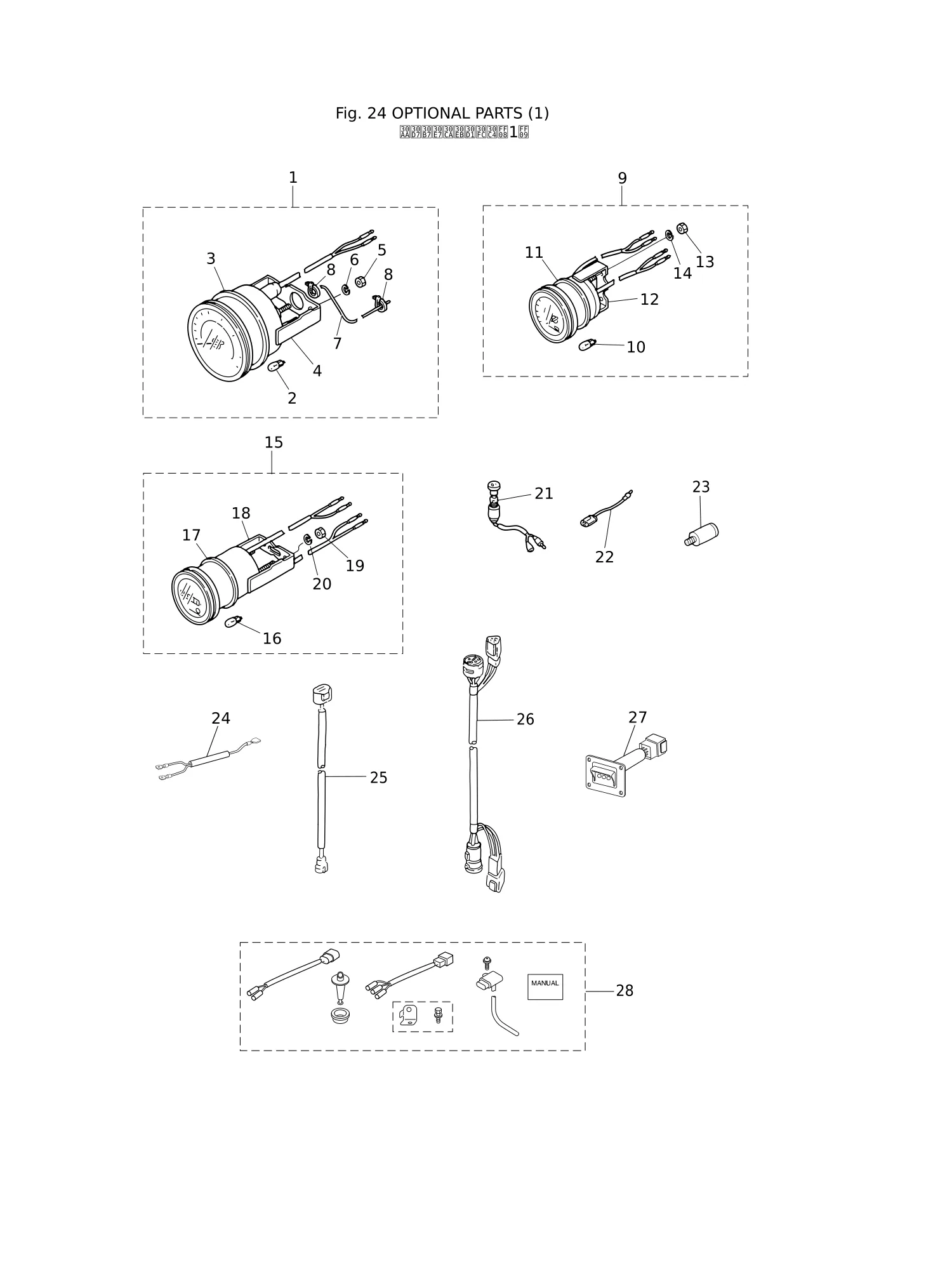选装件(1) OPTIONAL PARTS (1)