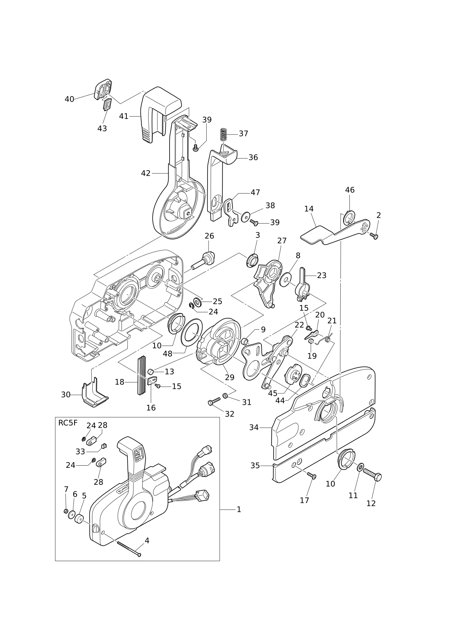 遥控器零部件 COMPONENT PARTS OF REMOTE CONTROL