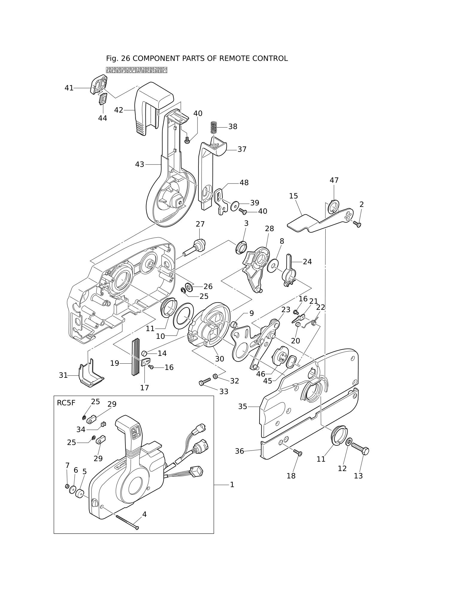 遥控器零部件 COMPONENT PARTS OF REMOTE CONTROL