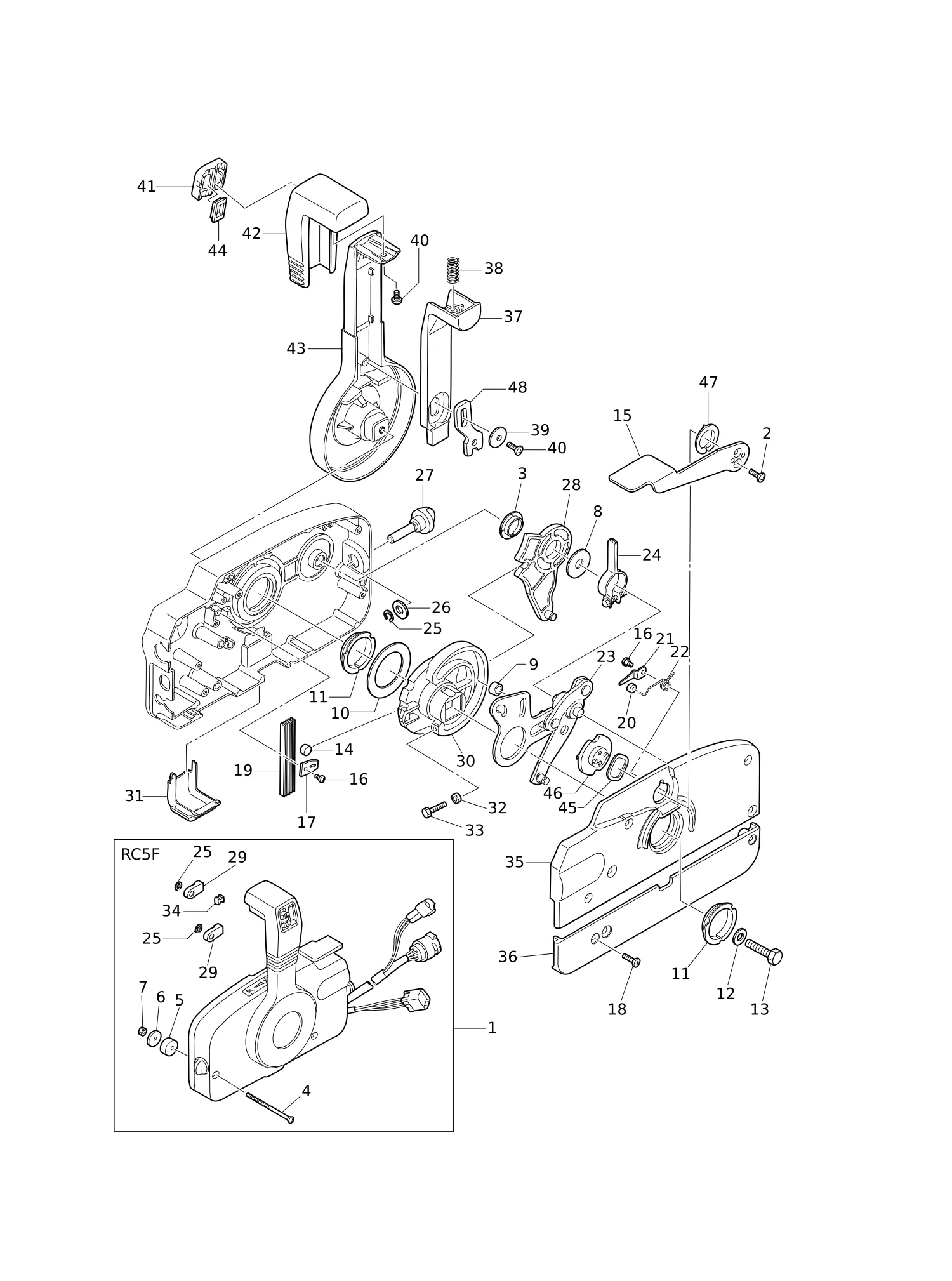 遥控器零部件 COMPONENT PARTS OF REMOTE CONTROL