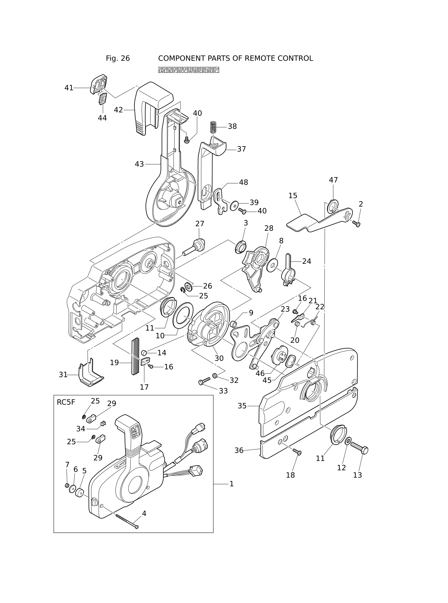 遥控器零部件 COMPONENT PARTS OF REMOTE CONTROL