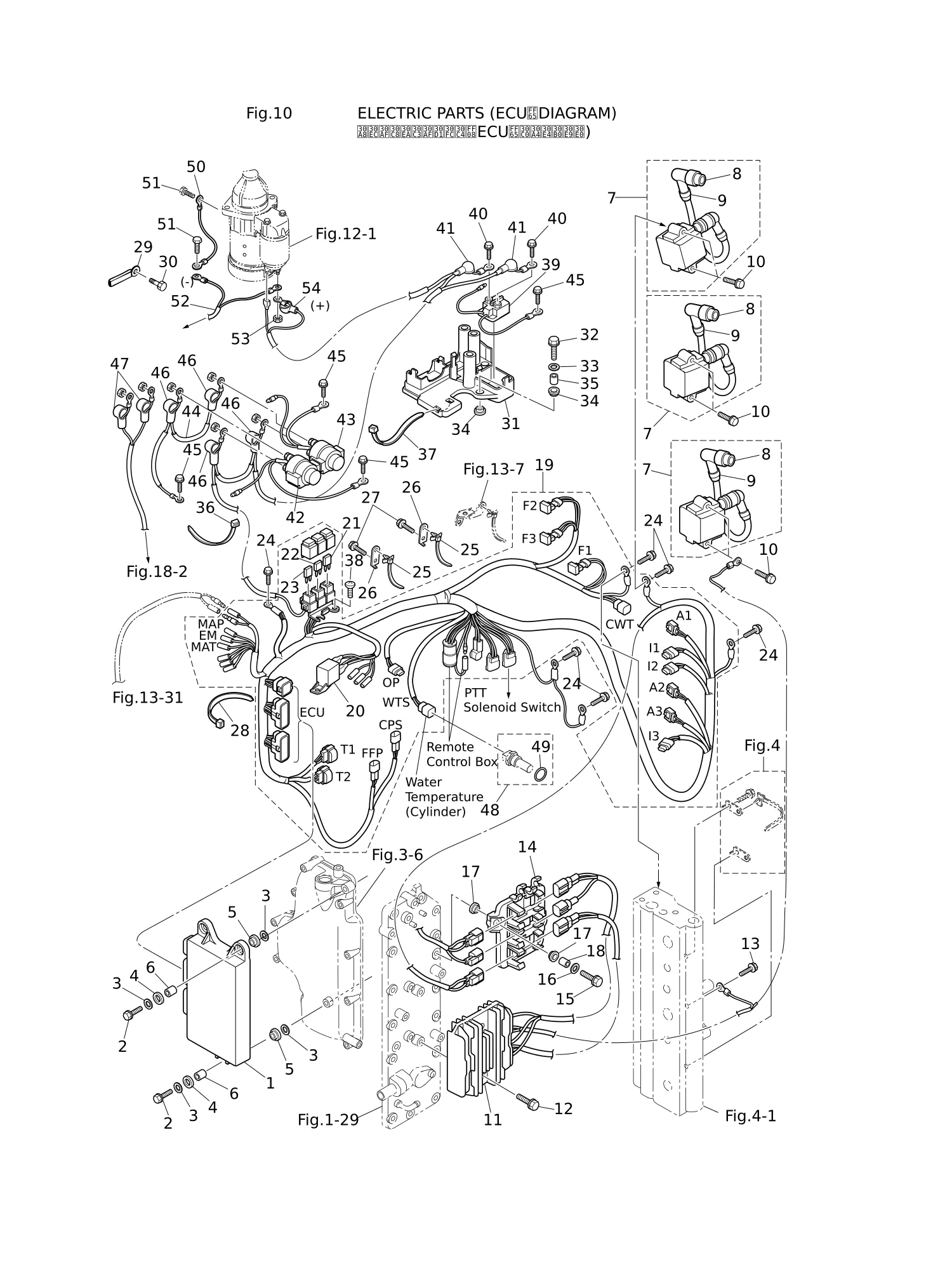电气部件(ECU·示意图) ELECTRIC PARTS (ECU · DIAGRAM)