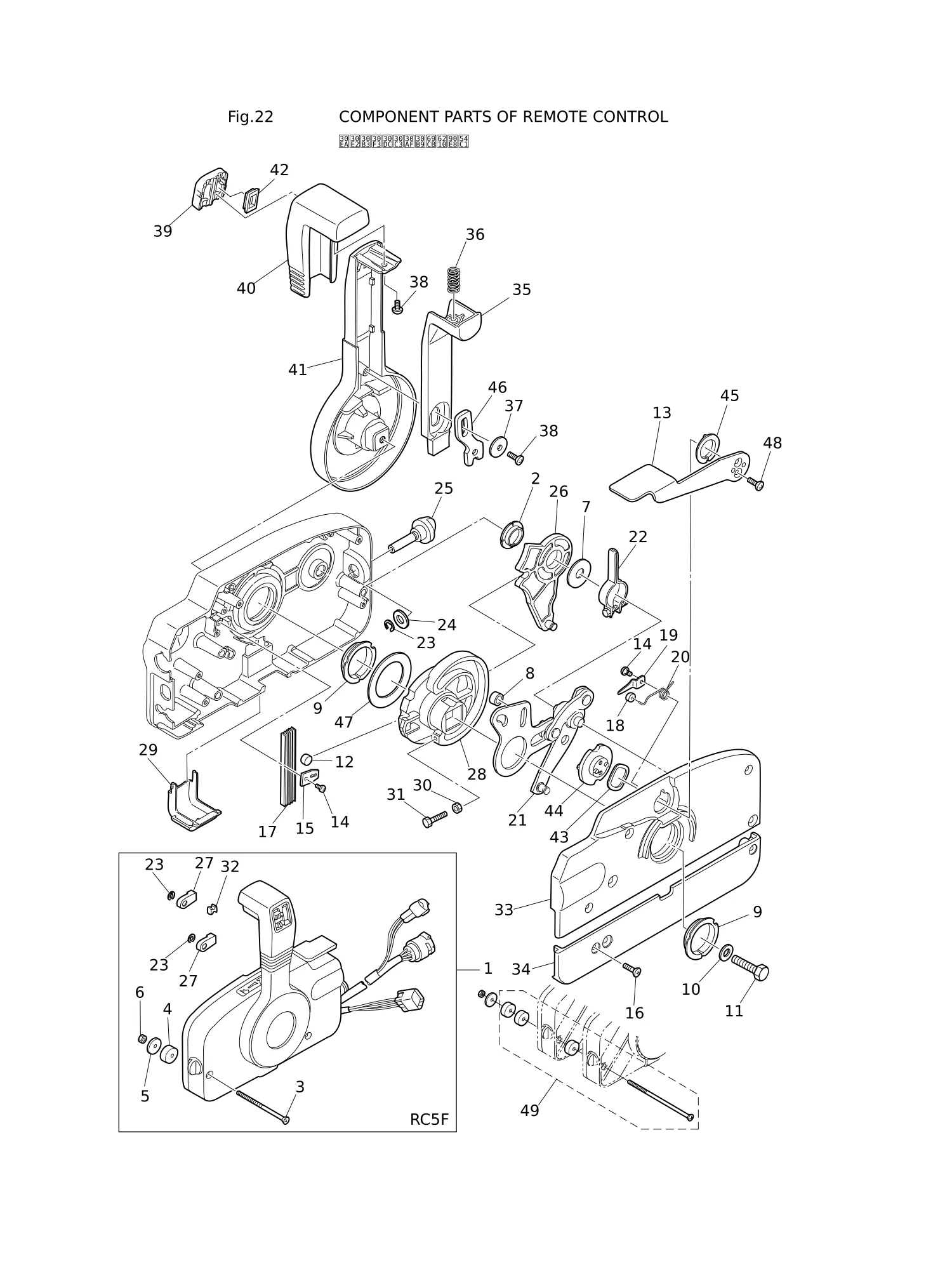 遥控器零部件 COMPONENT PARTS OF REMOTE CONTROL