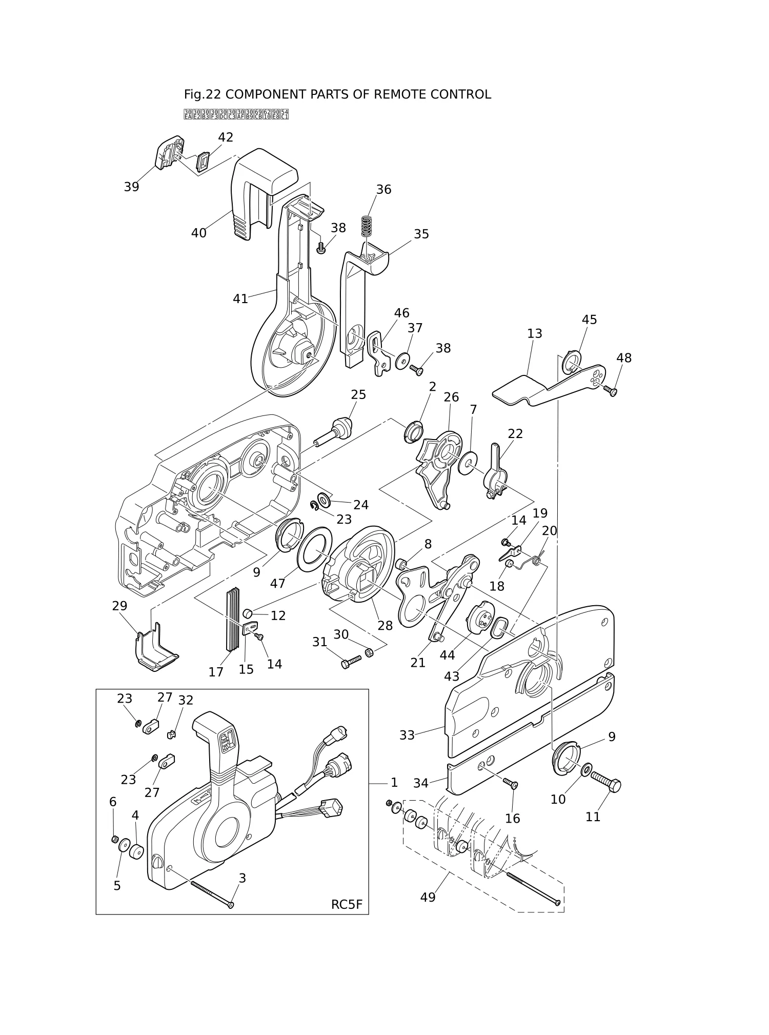 遥控器零部件 COMPONENT PARTS OF REMOTE CONTROL