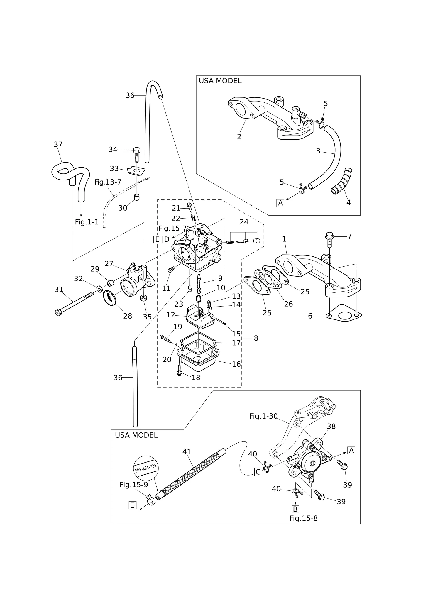 进气歧管·化油器 INTAKE MANIFOLD · CARBURETOR