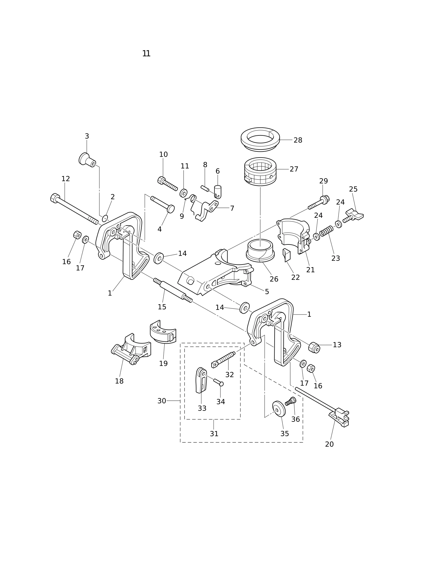 夹紧支架·旋转支架 CLAMP BRACKET · SWIVEL BRACKET