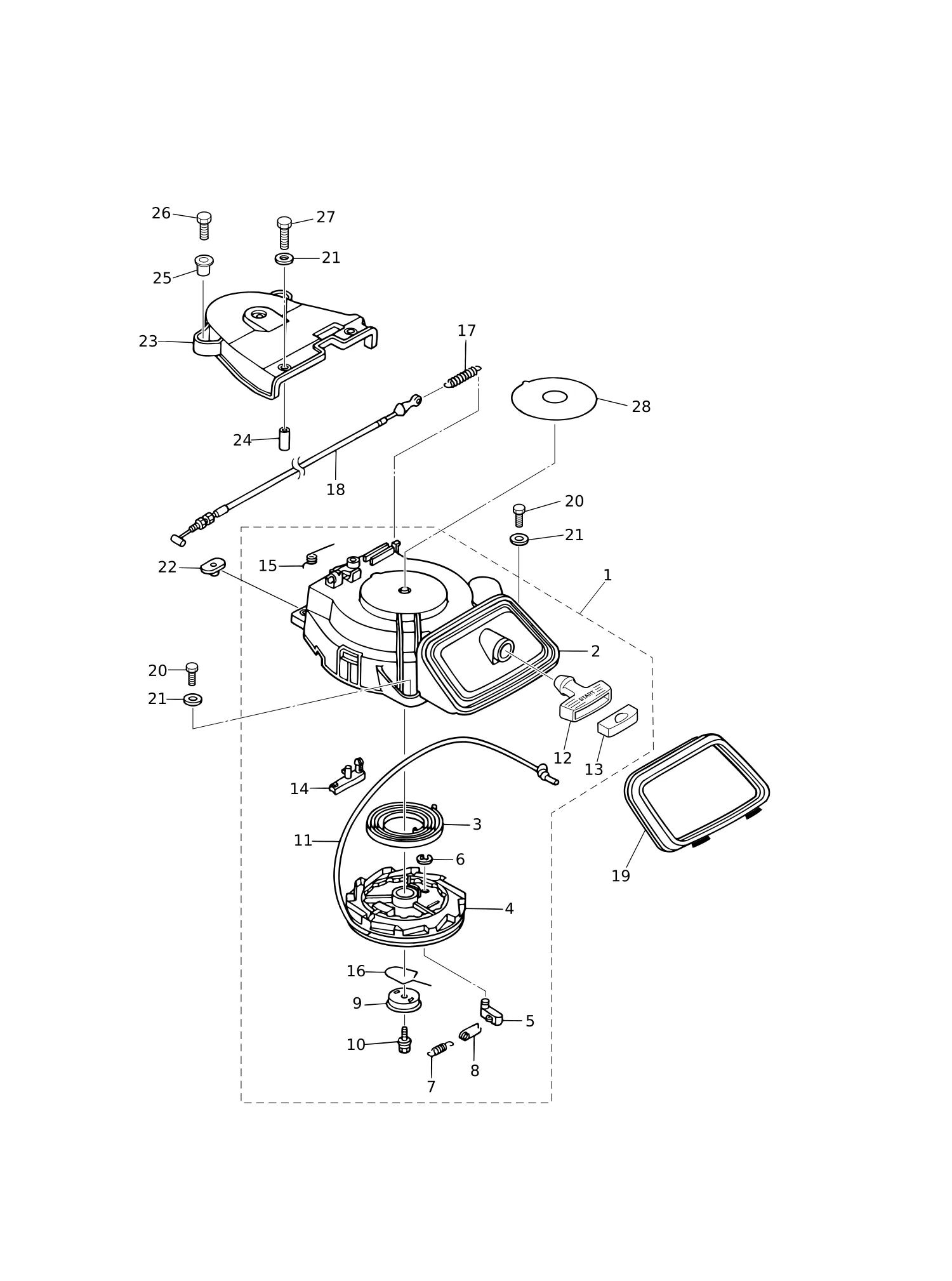 反冲启动器 RECOIL STARTER