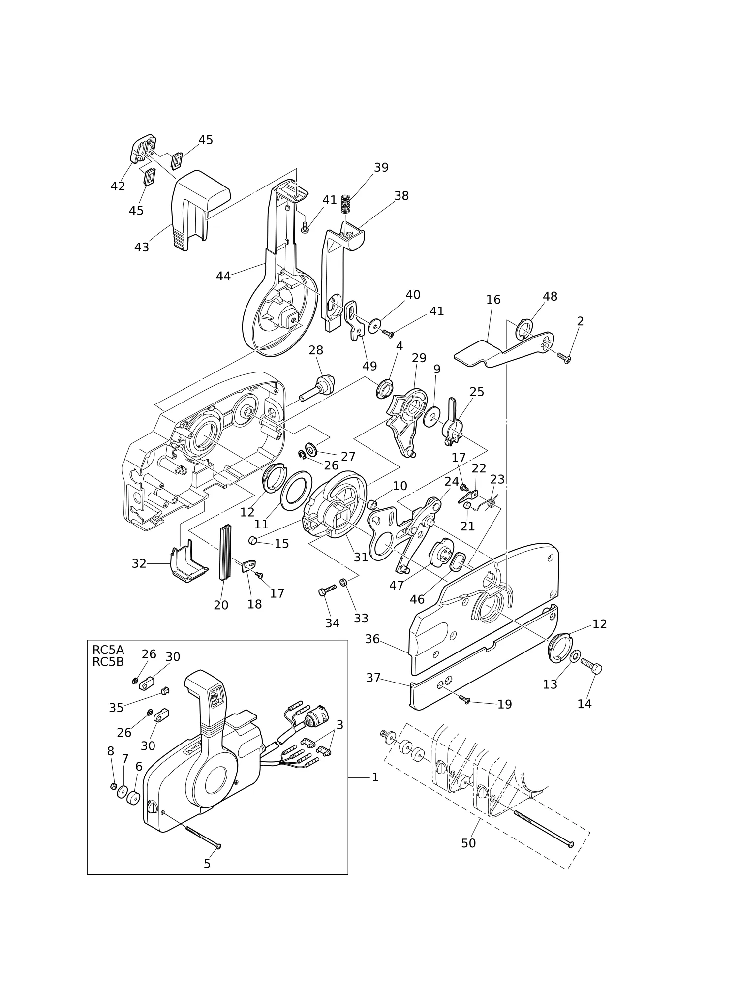 遥控器零部件 COMPONENT PARTS OF REMOTE CONTROL